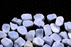 โอปอลสีฟ้าธรรมชาติคุณภาพสูง10ชิ้น12-14มม. อัญมณีดิบที่ไม่ผ่านการบำบัดที่น่าอัศจรรย์สำหรับการทำเครื่องประดับ