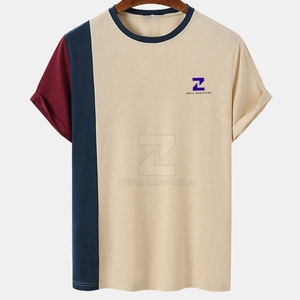 T-shirt pour homme, best-seller, vente chaude, 100% coton, uni, écologique, respirant, coupe classique, streetwear - Product Image 1