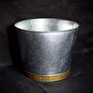 Mini Kitchen Desktop square <b>Plastic</b> <b>Planters</b> Customized Iron <b>Planters</b> Modern Farmhouse Vintage Galvanized Metal Herb Plant - Product Image 3