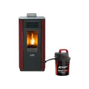 Estufa de pellets de chimenea de leña con chaqueta de aire - Product Image 2