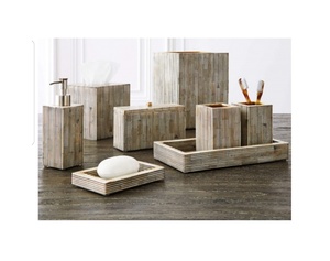 Dernier Design d'incrustation d'os faite à la main, ensemble de salle de bain et accessoires distributeurs de savon disponibles à prix de gros - Product Image 3