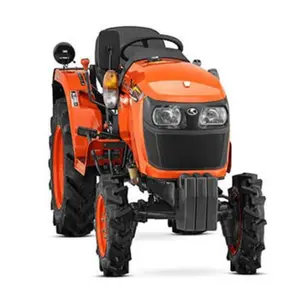 Trator agrícola usado para trator Kubota Kubota A211N-OP com carregadeira e retroescavadeira