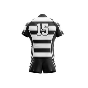 Uniformes de Rugby Antibacterianos de Alta Calidad, 100% Poliéster, Nuevo Diseño, Secado Rápido, Transpirables, Venta al Por Mayor - Product Image 5