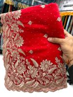Robe ethnique pour filles très vendue, sari tendance provenant d'un fournisseur indien pour les occasions festives et les mariages à prix de gros