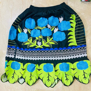 Falda corta ajustada personalizada para mujer, nuevo diseño, bordado de algodón, estilo informal para vacaciones en la playa, accesorios de encaje totalmente bordados - Product Image 4