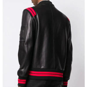 Chaqueta de Béisbol Personalizada de Alta Calidad, Diseño Casual Varsity con Parches, Frente de Lona, Cuello Alto, Impermeable para la Temporada de Invierno - Product Image 6