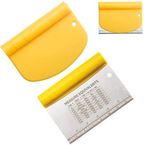 Grattoir à pâte 2 en 1 en silicone écologique, coupe-pâte flexible, grattoir à bol, pour <span class=keywords><strong>pain</strong></span>, pizza, gâteau, pâtisserie - Product Image 1