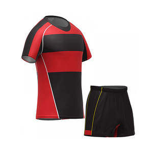 Ensemble de maillot de rugby sur mesure pour hommes, imprimé numérique, grande taille, respirant, 100% polyester, dernier style, uniforme de football de haute qualité - Product Image 1