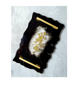 Plateau en résine époxy pour fête de mariage Grand plateau en résine d'apparence chère avec plateau de haute qualité - Product Image 6