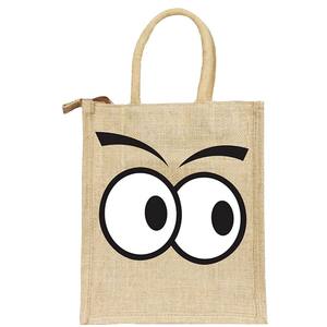 2025 nouveau Design sacs de conférence en jute personnalisés sac de jute personnalisable de qualité supérieure sacs fourre-tout en jute avec impression personnalisée - Product Image 5