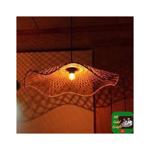 Lámpara colgante de bambú de estilo único, iluminación hecha a medida para hogares ecológicos, restaurantes y resorts, ambiente - Product Image 5