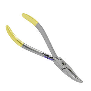 Alicate Dental Weingart de 5.5 Pulgadas, Nuevo, Instrumento de Ortodoncia Dorado, Material de Acero Inoxidable Quirúrgico Wenquar - Product Image 1