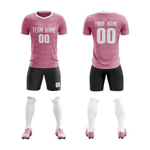 Kits de camisetas de fútbol por sublimación Conjunto de uniformes de fútbol transpirables para hombre personalizados - Product Image 4