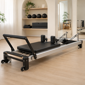 Conjunto <span class=keywords><strong>de</strong></span> Reformer <span class=keywords><strong>de</strong></span> <span class=keywords><strong>Pilates</strong></span> <span class=keywords><strong>de</strong></span> Alta Calidad con <span class=keywords><strong>Torre</strong></span> <span class=keywords><strong>de</strong></span> Aluminio para Estudio - Product Image 2