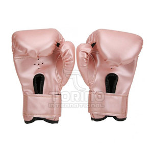 Top Trending New In-Stock High Quality Leather Boxing <b>Gloves</b> <b>Moisture</b> Wicking Hook Loop Closure Unisex Boxing Martial Arts - Product Image 2