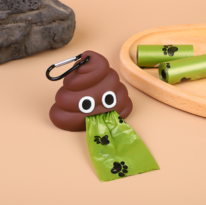 Portable Simple Biodegradable Pet Waste <b>Bag</b> <b>Dispenser</b> Cute Plastic Dog Cat & Small Animal <b>Poop</b> <b>Bag</b> for Outdoor Use - Product Image 2