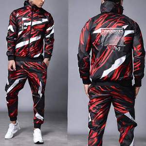 Wholesale Custom logo Pullover <b>Jacket</b> <b>Men's</b> Sets <b>Men</b> Blank Tracksuits Windbreaker Nylon Tracksuit Set <b>Track</b> Suit <b>for</b> <b>Men</b> - Product Image 2