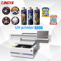 2024 multifungsi A1 mesin cetak 2-3 I1600 kepala cetak 6090UV pena pencetak lebih ringan casing telepon UV Flatbed Printer 190