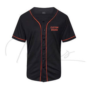 Maillot de baseball imprimé respirant 100 % polyester de haute qualité pour femmes, grande taille, à manches courtes et à prix abordables - Product Image 1