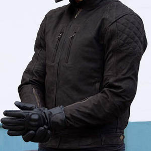 Best Material Lightweight Breathable Windproof <b>Waterproof</b> Stand Collar Motorbike Leather <b>Jacket</b> <b>Thin</b> Cow Skin Winter Season High - Product Image 4