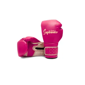 Guantes de boxeo de cuero originales OEM con diseño de logotipo personalizado guantes de boxeo de diseño al por mayor personalizados