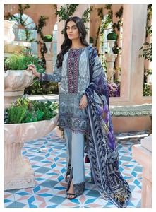 2025 vestido de algodón de césped bordado completo de alta calidad para mujer MOQ bajo venta al por mayor hecho en fábrica Shalwar Kameez conjunto indio pakistaní - Product Image 6