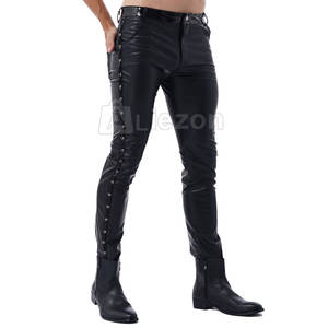 Pantalon en cuir personnalisé de haute qualité pour hommes Vente en ligne imperméable Pantalon en cuir pour hommes Vente en ligne - Product Image 2