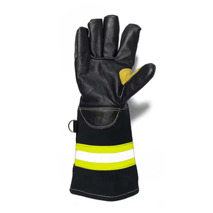 ถุงมือหนังวัวกันความร้อนสำหรับนักดับเพลิง, ถุงมือยาวกันไฟกันน้ำ - Product Image 3