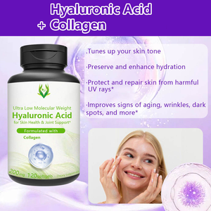 Gélules de collagène marin personnalisées : Améliore le teint, réduit les rides, supplément d'acide hyaluronique - Product Image 2