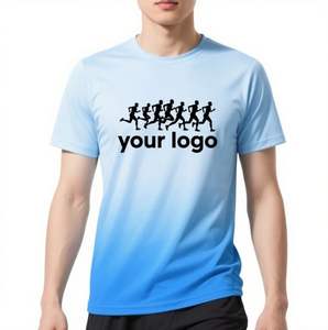 Camiseta Deportiva de Verano con Estampado Informal de Alta Elasticidad, Absorbe la Humedad, Ligera, para Gimnasio y Entrenamiento - Product Image 2