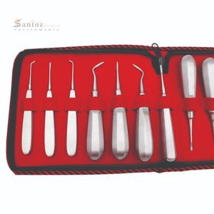 ชุดเครื่องมือผ่าตัดลิฟต์รากฟันแบบครบชุดอุปกรณ์สำหรับผ่าตัดทันตกรรมวอร์วิคเจมส์เครื่องมือทันตกรรมสำหรับการผ่าตัดในช่องปากจำนวน13ชิ้น - Product Image 4