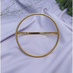 Handmade Classic Unisex Cuff Bracelets Gold Plated Brass <b>Bangles</b> Elegant Jewelry - Product Image 6