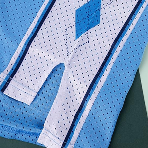 Conjunto de Camiseta de Baloncesto Clásica Unisex, Transpirable, Talla Grande, Antibacteriana, de Secado Rápido, Poliéster/Algodón, Diseño Bordado e Impreso - Product Image 3