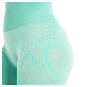 Leggings de sport pour femmes de haute qualité, nouveau style, séchage rapide, respirant, pantalon de yoga taille mi-haute, leggings de yoga élastiques à la taille - Product Image 6