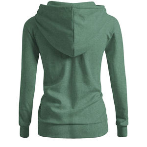 Nueva llegada sudaderas con capucha para mujer sudadera casual con capucha estilo pulóver material de algodón de alta calidad OEM disponible en todos los colores - Product Image 6