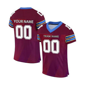 Maillot de football universitaire vintage personnalisable pour hommes T-shirt personnalisé de football américain - Product Image 1