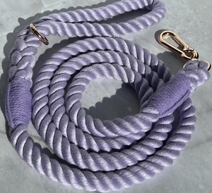 Rope Dog Leash Pastel Braided Cotton Leash <b>Pet</b> Supply Dog Walk Bag <b>Carrier</b> Puppy Cotton Rope Leash - Product Image 1