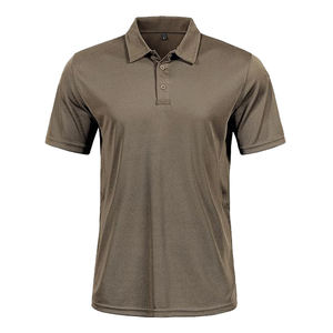 Couleur unie de haute qualité pour hommes, T-shirt polo, vêtements de golf surdimensionnés avec impression numérique douce, sérigraphie, broderie DTG - Product Image 2
