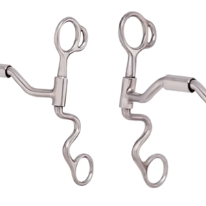 Premium 5\" Low Port Stainless Steel Horse Training Bit <b>Roller</b> Mullen Relief Turbine for Horse Riding - Product Image 1