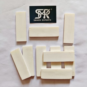 Placas de escamas de hueso de búfalo naturales hechas a mano estilo Animal tallado para MANGO de cuchillo personalizado Material de hueso pulido para la fabricación de cuchillos - Product Image 3