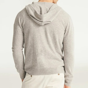 Sweat à capuche zippé pour hommes Sweat en coton biologique avec capuche zippé Sweats à capuche pour hommes Pull à capuche en molleton personnalisé - Product Image 2