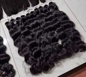 Vente en gros de mèches de cheveux humains vierges brésiliens de 28/30 pouces, bouclés crépus, ondulés - Product Image 6