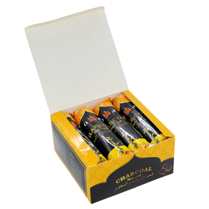 <span class=keywords><strong>Golden</strong></span> <span class=keywords><strong>River</strong></span> 33mm * 80 rond noir narguilé charbon de bois bambou et briquette matériel pour application Shisha - Product Image 1