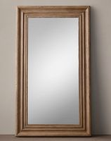 Miroir mural en bois de style côtier moderne, finition bois flotté, fait main, couleur personnalisable, épaisseur 4 mm, Axiom Home Accents Beach