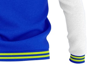 เสื้อแจ็กเก็ตเบสบอลผ้าขนแกะกำมะหยี่ปักลาย100% สำหรับผู้ชายเสื้อทีมวิทยาลัยแบบสั่งทำได้เสื้อแจ็กเก็ตสำหรับผู้ชายจัดส่งแบบ DP - Product Image 2