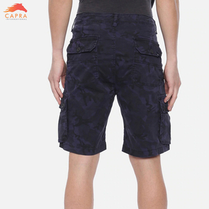 High Quality Custom Logo & Color Elastic Waist Digital Printing Casual Summer Cargo Shorts for Men Windproof & Quick Dry - Product Image 4