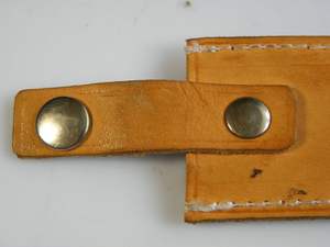 Funda para Cuchillo de aventura hecha a medida, funda para herramienta de supervivencia de piel de vaca WOK con componente de prevención de pérdidas de 5L, características tácticas - Product Image 2