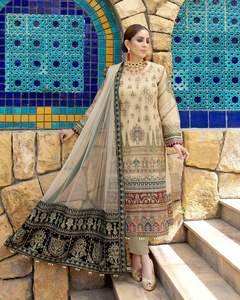 El último diseño colorido mehndi vestido de mujer paquistaní por WS INTERNATIONAL MEJOR PRECIO MEJOR CALIDAD MEJOR COSTURA MEJOR BEST 2017 - Product Image 2
