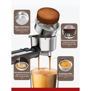 Cafetera Espresso Automática 4 en 1 Cafelffe, Compatible con Cápsulas Dolce Gusto y Nes, Preparadora de Cappuccino, Fuente de Alimentación Eléctrica - Product Image 1