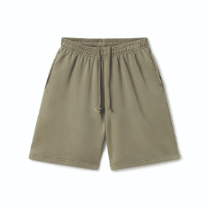 กางเกงขาสั้นออกกำลังกายผ้าฝ้าย 100% หนานุ่ม แห้งเร็ว เป็นมิตรกับสิ่งแวดล้อม ขายส่ง พร้อมเชือกผูกเอว ระบายอากาศได้ดี สำหรับผู้ชาย - Product Image 1